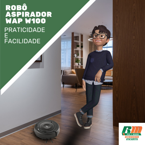 robô aspirador wap w100