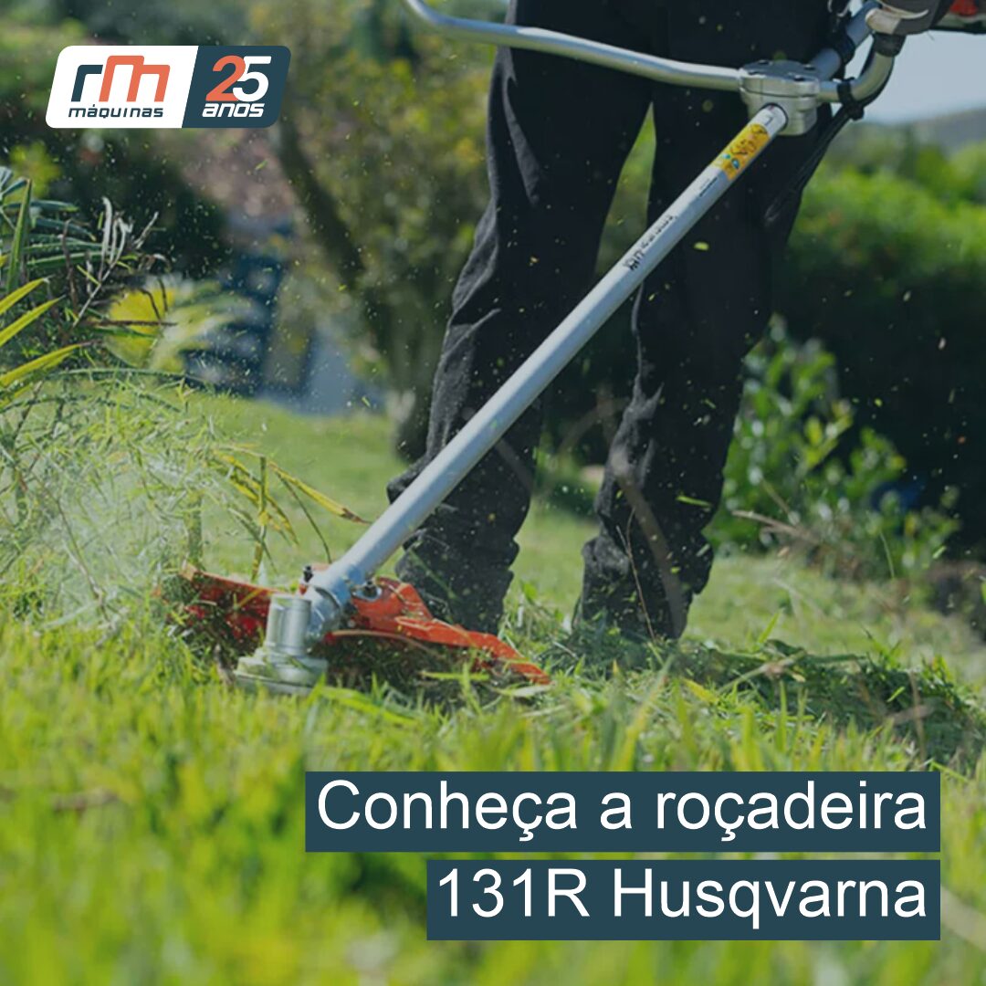 Roçadeira 131R Husqvarna - Blog RM